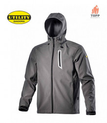 Jacheta Diadora softshell Sail gri