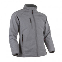 Jacheta softshell dame Shikimi negru, gri - Img 1