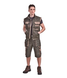 Lichidare: Pantaloni scurti verde vanatoresc, 100% bumbac SNIPER Coverguard - Img 2