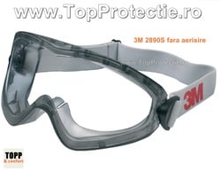Ochelari 3M 2890S protectie etansa fara orificii aerisire