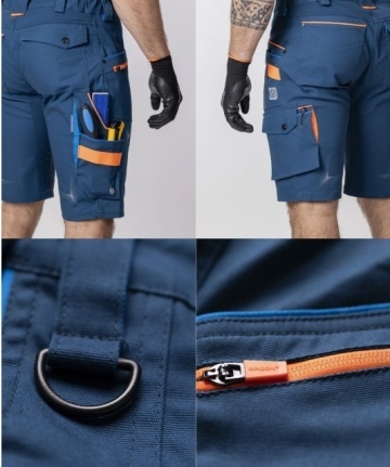 Pantaloni de lucru scurti elastici si durabili Creatron Ardon - Img 7