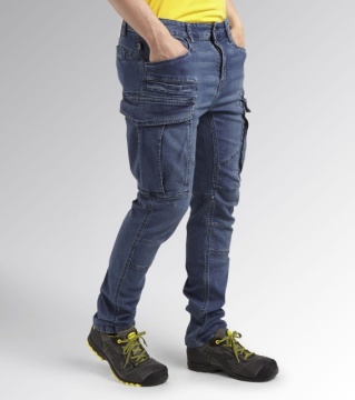 Pantaloni de lucru tip blugi strech usori Diadora jeans