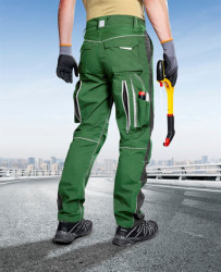 Pantaloni lucru verzi cu croi tip Strauss Agro Ardon
