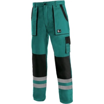 Pantaloni salopeta de lucru amenajari spatii verzi Luxy Reflex verde CXS