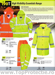 Pantaloni salopeta impermeabili Orange fluo Portwest