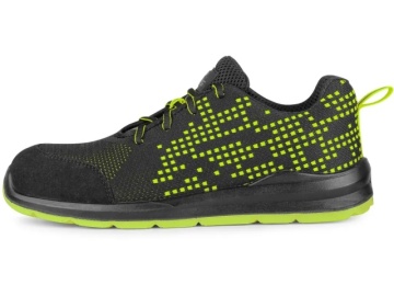 Pantofi comozi cu bombeu usori S1 negru galben fluo - Img 7