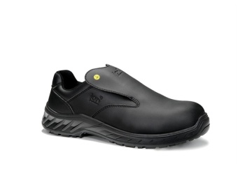 Pantofi ospatar Elten negri cu bombeu fara metal S3