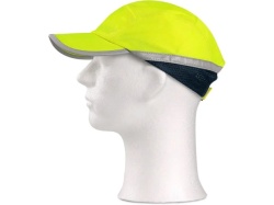 Sapca baseball cu protectie - Galben Fluorescent CXS - Img 3