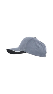 Sapca bumbac 100% Comfort plus | Gri-Negru - Img 3