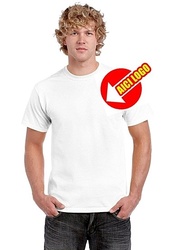 Tricou alb Gildan GI5000 bumbac de calitate Gildan