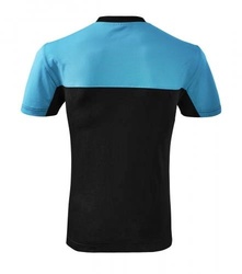 Tricou Bicolor 109 turcoaz-negru Malfini - Img 3