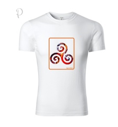 Tricou Magma personalizat alb