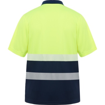 Tricou polo reflectorizant din material tehnic - Img 5