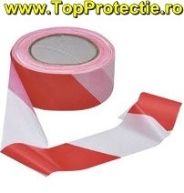 Benzi delimitare marcare rosu alb 5 cm X 100 m 70010 Coverguard
