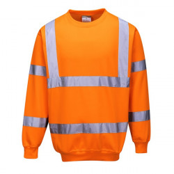 Bluza groasa primavara cu benzi reflectorizante UV Portwest - Img 2