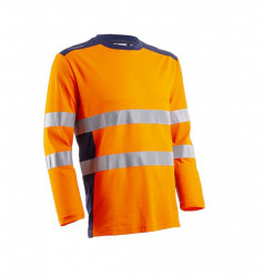 Bluza reflectorizanta portocalie cu maneci lungi Coverguard