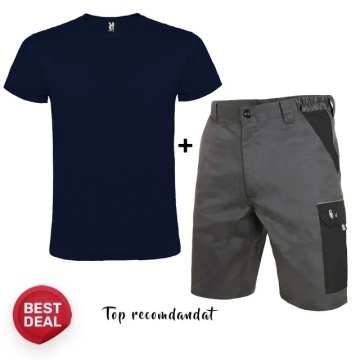 Costum de lucru: Tricou si Pantaloni scurti | Oferta Vara - Img 3