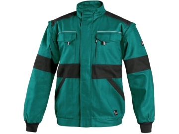 Costum salopeta gradina jacheta + pantalon verde din bumbac CXS - Img 6