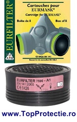 Filtru pentru semimasca SupAir A1 22160 Eurmask -Vapori - Gaz