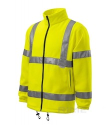 Fleece galben benzi reflectorizante 3M Malfini