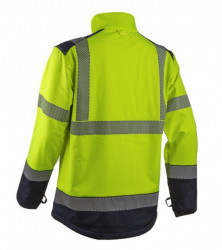 Geaca KAZAN SOFTSHELL galben fluo Coverguard - Img 2