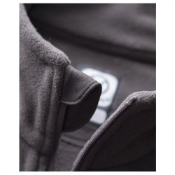 Jacheta de tip vanatoare fleece subtire maro - Img 3