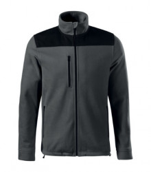 Jacheta fleece toamna, iarna gri-negru Malfini - Img 2