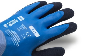 Manusi dublu imersate in latex Eurolite L300 cu aderenta excelenta Coverguard, 10xbuc - Img 3