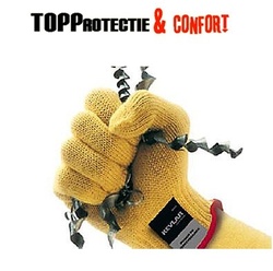 Manusi protectie groase,rezistente la uzura si taiere,cu patru fire KEVLAR - Img 1