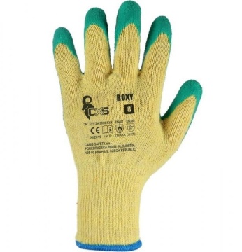 Manusi protectie latex constructii LA PACHET 12 buc CXS
