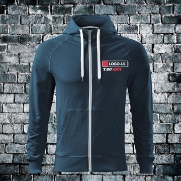 Oferta Firme - Hanorac barbati Malfini 452 cu gluga si logo personalizat inclus Malfini