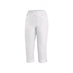 Pantaloni albi de dama 3/4 confortabili CXS