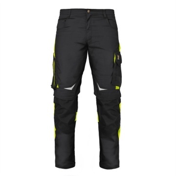 Pantaloni salopeta de lucru negru-galben Helicon - Img 5