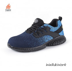 Pantofi protectie usori cu bombeu metalic in varf tip adidasi Top-Oferta - Img 5
