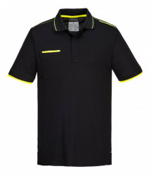 Tricou ECO Polo negru hipoalergenic Portwest