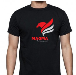 Tricou Magma personalizat - negru - Img 2