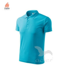Tricou polo Pique cu guler pentru barbati 200 gr Malfini - Img 2