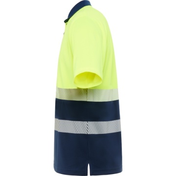 Tricou polo reflectorizant din material tehnic - Img 6