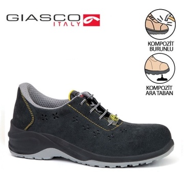 Ultima bucata: Pantofi de protecție piele S1P SRC ESD Giasco