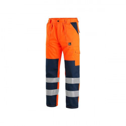 Ultimele marimi: Pantaloni lucru portocalii cu dungi Reflectorizante 3M CXS