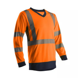 Bluza subtire de vara reflectorizanta portocalie Coverguard