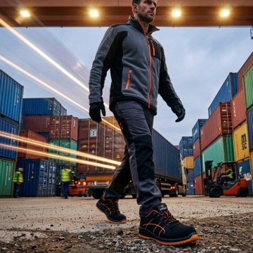 Costum de lucru practic si sportiv: Hanorac din polar si Pantofi protectie usori | Top recomandat - Img 2