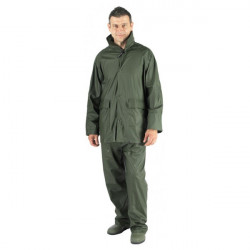 Costum de ploaie din PU, impermeabila, usoara, verde, galben, albastru Coverguard - Img 2