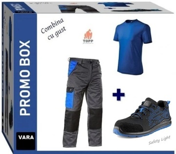 Costum de vara salopeta de lucru, adidasi, tricou Oferta vara CXS