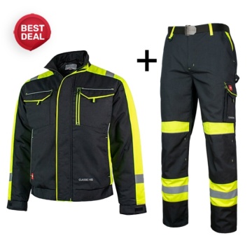 Costum salopeta de lucru reflectorizant certificat | Best Deal
