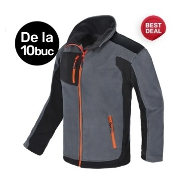 De la 10x buc Pentru firme Hanorac Polar toamna iarna gri