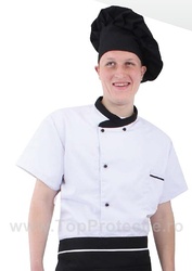 Haina bucatar maneci scurte - domeniul alimentar Coverguard