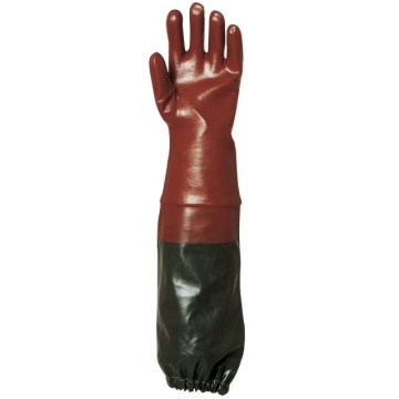 Manusi de protectie lungi 70 cm imersate in PVC