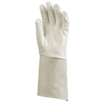 Manusi de sudura din piele integrala de ovina,moale,cu manseta 15 cm