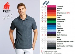 Noi culori elegante tricourile polo de vara SOFT diverse culori Gildan - Img 2